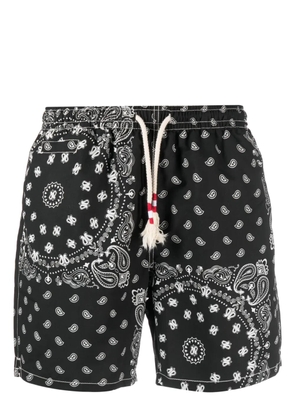 MC2 Saint Barth paisley print swimming shorts - Black