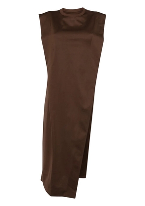 JNBY sleeveless asymmetric cotton top - Brown