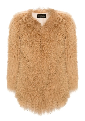 Loulou Dating You/Hating You shearling jacket - Neutrals