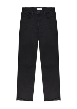 FRAME frayed-hem jeans - Black