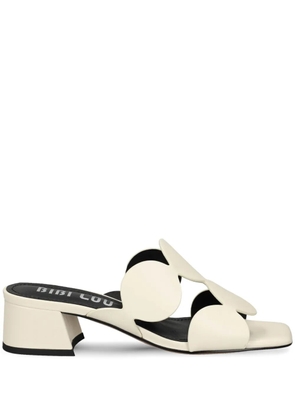 Bibi Lou 40mm leather sandals - White