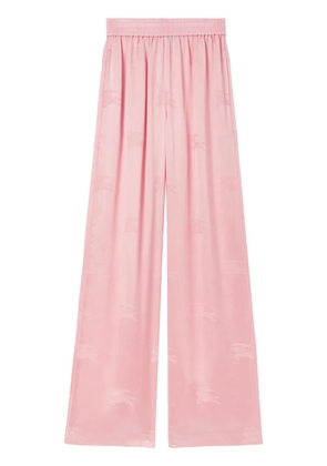 Burberry EKD jacquard wide-leg trousers - Pink