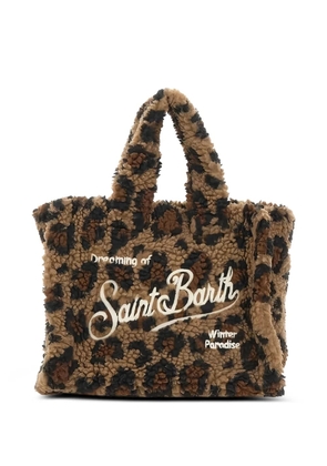 MC2 Saint Barth animal-print tote bag - Brown