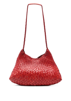 DRAGON DIFFUSION Santa Rosa braided leather shoulder bag - Red