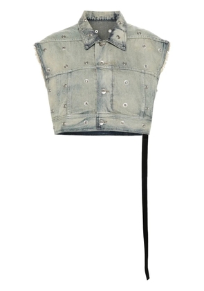 Rick Owens DRKSHDW Jumbo Worker denim waistcoat - Blue