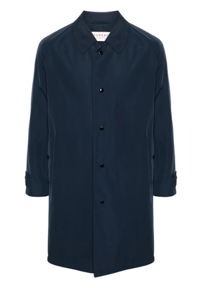FURSAC stud-fastening cotton raincoat - Blue
