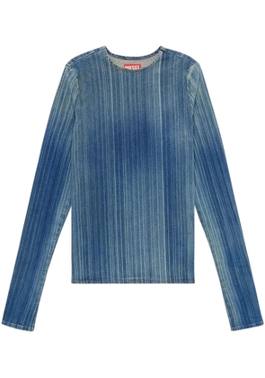 Diesel De-Bob-Fsd1 long-sleeved T-shirt - Blue