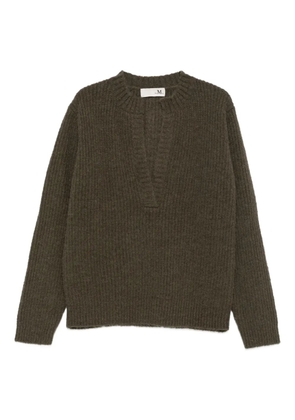 THE M v-neck sweater - Green