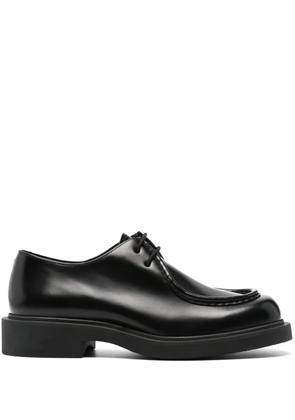 SANDRO patent leather derby shoes - Black