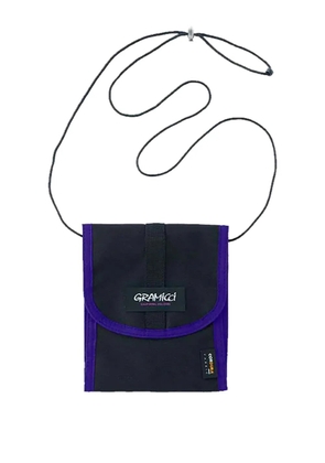 Gramicci logo-label cross-body shoulder bag - Black