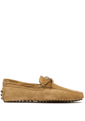 Aurélien suede driving shoes - Neutrals