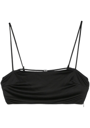 DSQUARED2 Icon-motif cropped top - Black