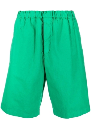Jil Sander elasticated knee-length shorts - Green