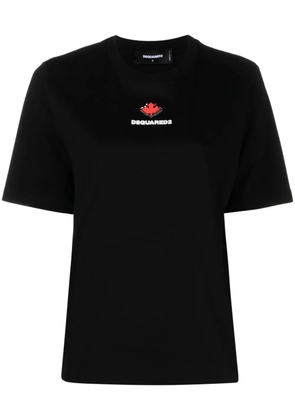 DSQUARED2 logo-print cotton T-shirt - Black