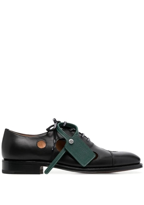 Off-White x Church's Meteor-holes leather Oxford shoes - Black