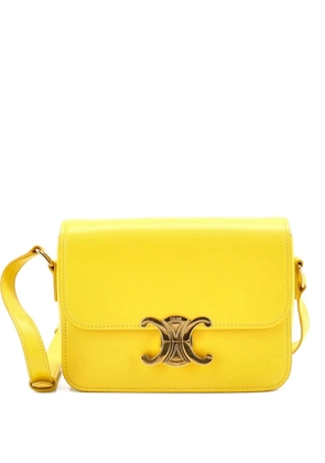 Celine Pre-Owned Triomphe Shoulder Bag Smooth Calfskin Teen crossbody bag - Yellow