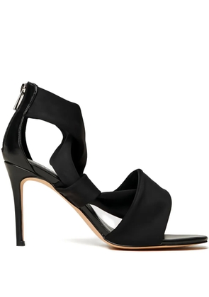 TWINSET 90mm crossover sandals - Black