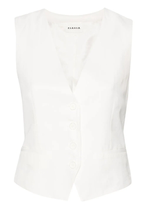 P.A.R.O.S.H. textured-finish V-neck waistcoat - Neutrals