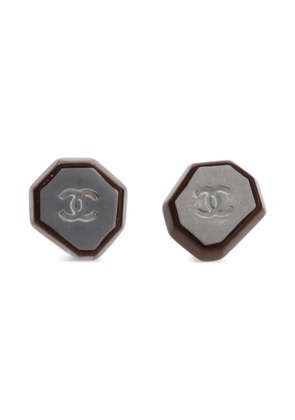 CHANEL Pre-Owned 1990 CC Mark earrings - Silver