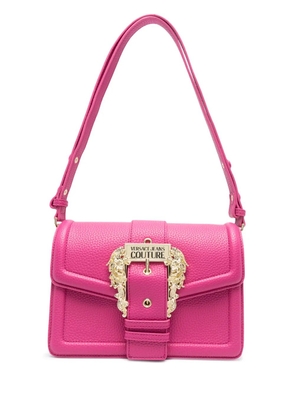 Versace Jeans Couture Baroque-buckle crossbody bag - Pink