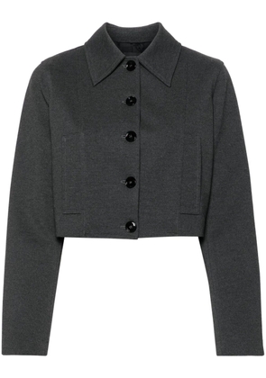 PINKO single-breasted cropped jacket - Grey