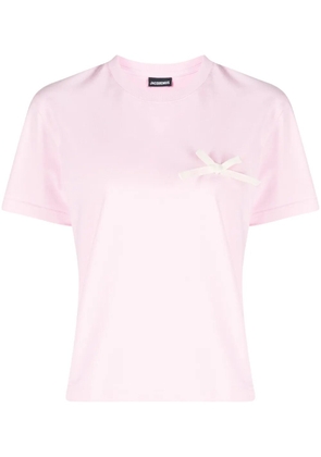 Jacquemus Noeud cotton T-shirt - Pink