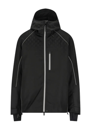 Gucci hooded pattern jacket - Black