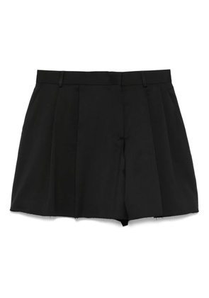 Moschino virgin-wool shorts - Black