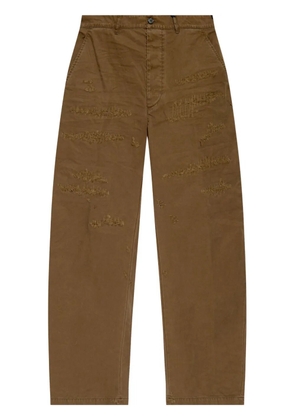 DSQUARED2 ripped loose-fit trousers - Brown