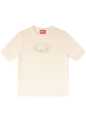 Diesel M-Argarin-SS knitted top - Neutrals