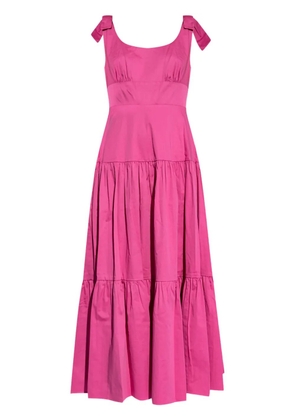 Kate Spade ruffled cotton maxi dress - Pink