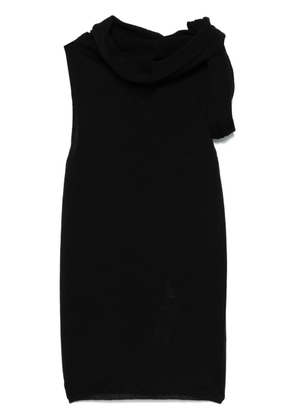 Rick Owens twist-detail top - Black