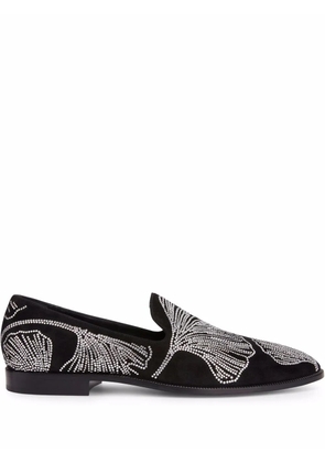Giuseppe Zanotti Jareth Shake embellished loafers - Black