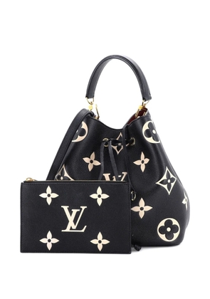 Louis Vuitton Pre-Owned NeoNoe Handbag Bicolor Monogram Empreinte Giant MM bucket bag - Black