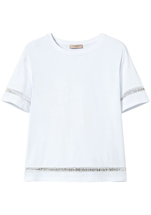 TWINSET logo-embroidered T-shirt - White