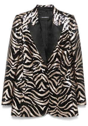 Karl Lagerfeld Karl Studio sequin blazer - Black