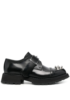 Alexander McQueen studded toe-cap monk shoes - Black