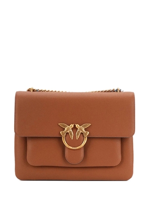 PINKO Love One shoulder bag - Brown