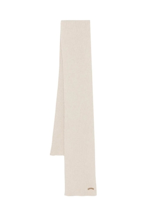 Paul & Shark ribbed-knit scarf - Neutrals