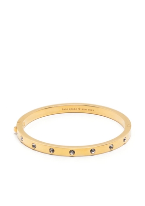 Kate Spade crystal-embellished bangle bracelet - Gold