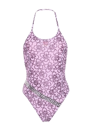 CORMIO Fabiana belted swimsuit - Purple