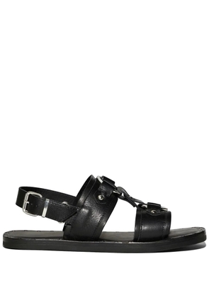 DSQUARED2 stud-detail calf-leather sandals - Black