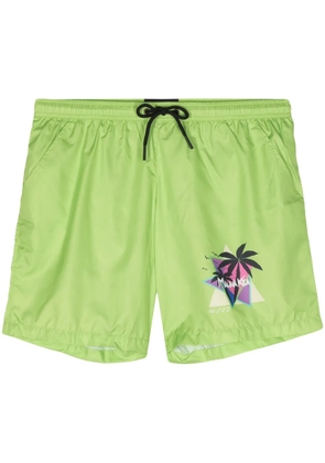 Mauna Kea Sunset Palms swim shorts - Green