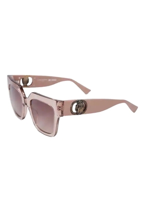 Kurt Geiger London eagle-charm square-frame sunglasses - Pink