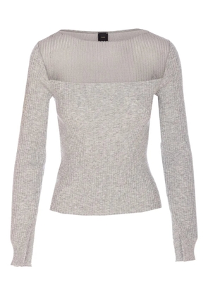 PINKO Colime knitted top - Grey