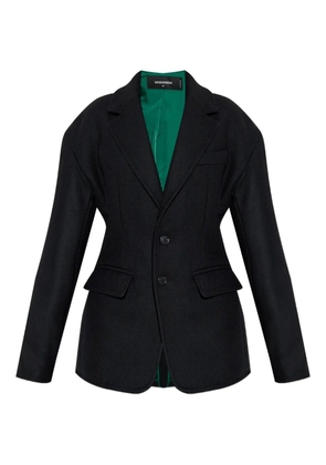 DSQUARED2 two-button wool-blend jacket - Black
