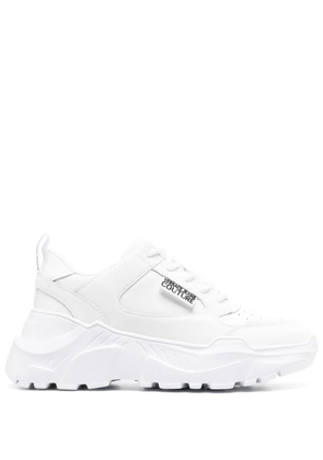 Versace Jeans Couture logo-patch low-top sneakers - White