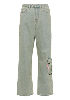 AAPE BY *A BATHING APE® wide-leg cargo jeans - Blue