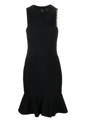 PINKO cut-out knitted minidress - Black