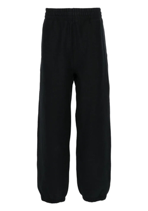 Burberry logo-patch cotton track trousers - Black